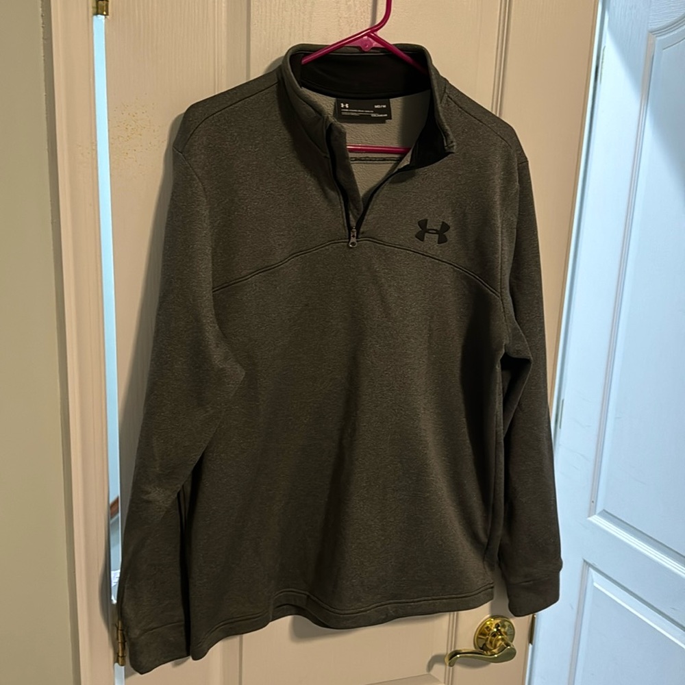 Medium Dark Gray UnderArmour quarter zip pullover